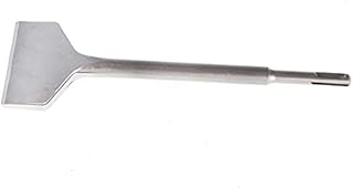 ALL-CARB Wide Floor Tile Removal Chisel 3-Inch, Machine Sharpened Tile and Flooring Adhesive Remover Bit Works with SDS-Plus Rotary Hammers and Demolition Hammers (3 x 10 Inch)