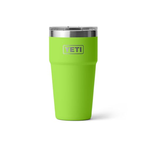 Image of YETI Rambler 20 oz Stackable Tumbler, Stainless Steel, Vacuum Insulated with MagSlider Lid
