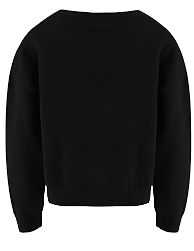 ebossy Women's Cute Embroidery Daisy Floral Knit Cardigan Open Front Button Up Y2K Artistic Aesthetic Sweater Outwear3