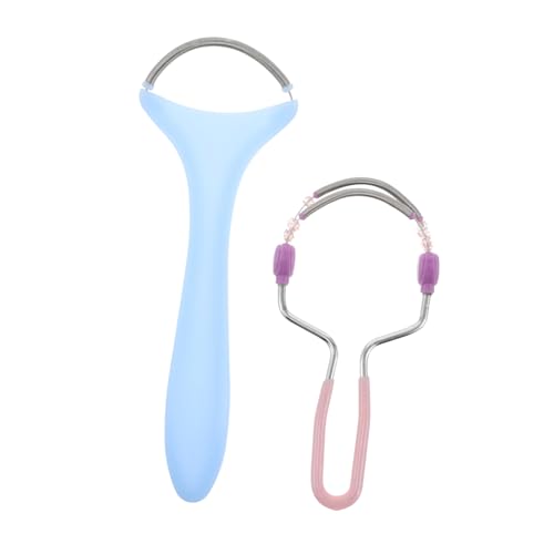 Beavorty 2 Piezas Dispositivo De Depilación Facial Afeitadora De Cejas Electrica Depilador De Para La Cara Depilación Facial Con Hilo Depilación Facial De El Plastico