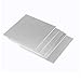 OEVXZDCIR 2Pcs 304 Stainless Steel Sheets 0.5mm Thick Metal Sheet Stainless Steel Shim Stock Plates for Kitchen DIY Craft Making Industrial Metalworking(100mm*50mm*0.5mm)