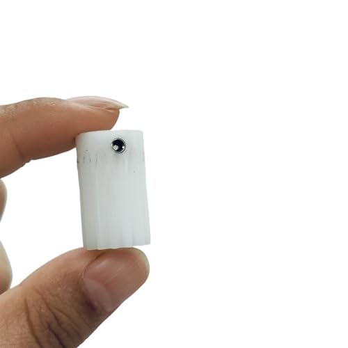 Cylindrical Drive 1PC 0.8 Module 10 Teeth POM Spur Gear 9.6mm Diameter 20mm Length Half Teeth Cylindrical 0.8M 10T Straight Teeth Gear Rack Machinery(4MM BORE)