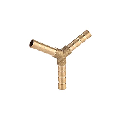 Conector de latón reductor de manguera de púas de 2/3/4 vías, empalmador de juntas X/recto/para accesorios de tubería en forma de T/Y, conector de junta de manguera, extensión de reparación