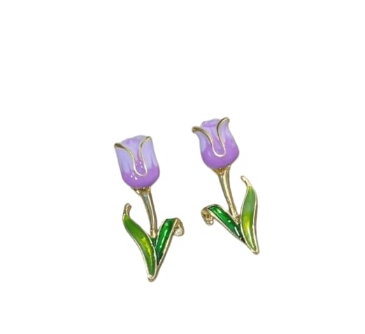 See full amazon price history chart for El Regalo Cute Purple Tulip Stud Earrings for Girls & Women - Fancy Tulip Flower Earrings, Elegant and Charming Design El Regalo Cute Purple Tulip Stud Earrings for Girls & Women - Fancy Tulip Flower Earrings, Elegant and Charming Design (B0D62P389G) Amazon Price History, Amazon Price Tracker
