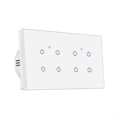 Interruptor inteligente WiFi premium de fácil instalación y control de voz