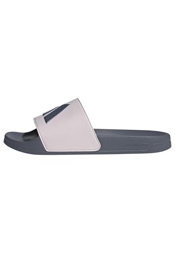 Image of adidas Women ADILETTE SHOWER Synthetic Swim Slide FTWWHT /GOLDMT /BOGOLD | LUT50