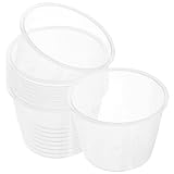 Uonlytech 10 piezas Taza Medidora para Olla Arrocera Transparente Vaso Plástico para Medir Arroz Cocina sin Bordes Afilados Fácil Limpieza Portátil