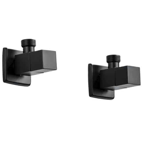 Válvula triangular de cobre cromado con diseño minimalista para fontanería 2