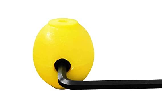 Fitness Starts Gym Machine Imported Wire Ball with L N Key Bolt Inside Heavy Duty (Yellow Color) Set of 2 with L N Key (4)-image-35