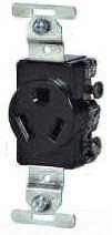 Cooper Wiring Devices 834B-BOX Black Nylon 20A 277V 2P3W Str Swire BR Receptacle