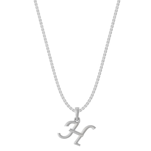 Pendentif en argent sterling 925 anti-ternissement alphabet lettre Small