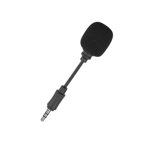 ifundom Mini Microphone with Windscreen for for Vlogging Live Streaming Interviews Durable Design Enhanced Sound Quality