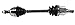 GSP NCV49504 CV Axle Shaft Assembly - Left Front (Driver Side)