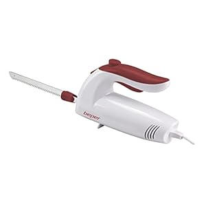 DRINK BP.790 elektrisch keukenmes, 150 W, ABS, wit/rood