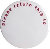 Clothing labels (PLEASE RETURN THIS TO) - reusable clothing tags for pinning on jackets and outerwea