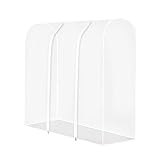 rail cover fde Premium Material: Der Bezug besteht aus PEVA-Material, ist umweltfreundlich und transparent und verfügt über einen starken und langlebigen Nylon-Reißverschluss.