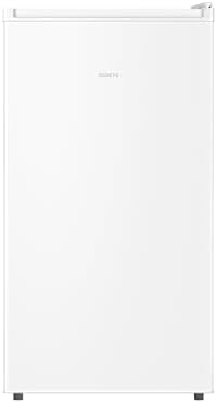 （16:30時点） SAMKYO 冷蔵庫 小型 95L スリム 幅44.4cm 直冷式 右開き 1ドア 静音 耐熱天板 一人暮らし用 GU95S ホワイト