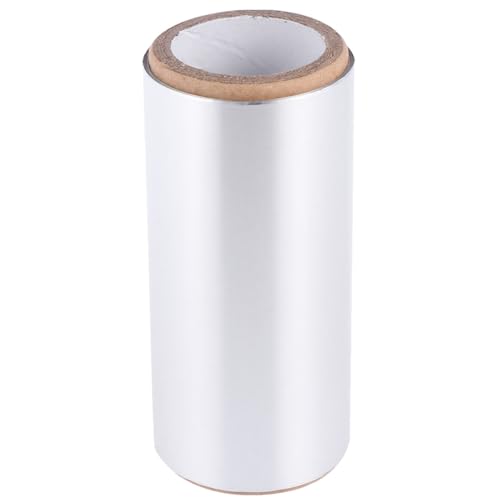 Generic Lámina para Permanente y Mechas de Cabello para Salón, Papel de Aluminio Negro de 18 Cm y 210 G para Peluquería Profesional, Accesorios para Teñir y Resaltar el Cabello