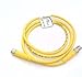 PKG 4M-1.5-PSG 4M, Cordset, Str M8 F 4pos to Str M8 M 4pos, 4x26AWG 1.5M, PVC Yellow, U2517-75