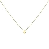LOXUAKAM Number 4 Necklace for Women Dainty Cute Gold Number Pendant Necklace Personalized Jewelry Football Basketball Baseball Gift Sports Necklace
