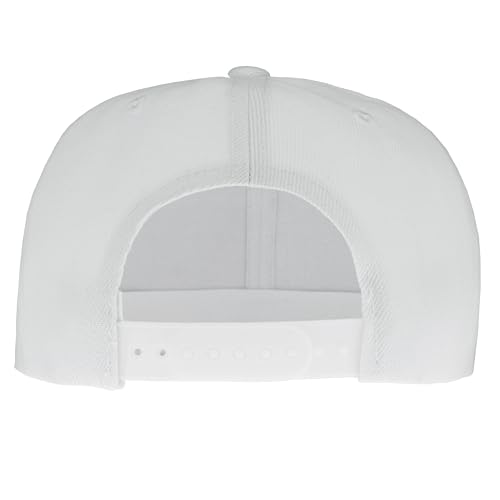 Image of Gelante Snapback Hats for Men - Flat Bill Brim Baseball Cap Hat - Plain Blank Adjustable