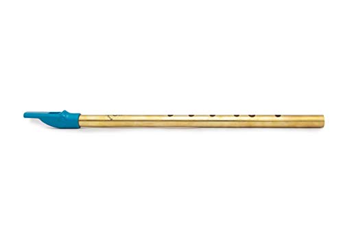 Radhe Flutes Brass Flute Soprano Vertical Blow Scale C Natural