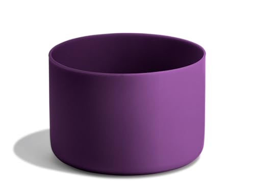 Image of Hydro Flask Bottle Boot - Bottom Protector Sleeve - Silicone Water Bottle Accessory Small Beachplum Purple