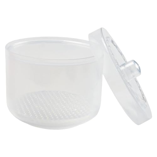 Caja de herramientas de uñas, organizador de herramientas de uñas - Profesional Clear Doble Layer Manicure Caso de manicura | Organizador de almacenamiento portátil sin deslizamiento para el salón dom