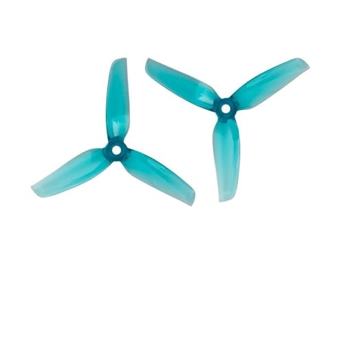Hélices tri-lame 4032 bleues 4 pouces pour drone RC FPV et moteur brushless 2205, 4 pièces