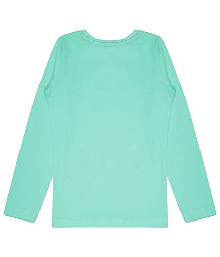 Image of KYDA KIDS 100% Cotton Girls Full Sleeve Printed T-Shirt,Regular fit Round Neck Tops