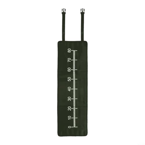 Alanmoship Carp Fishing Unhooking Mat With Tape Measure Ruler, Foldable Oxford Cloth Fish Measuring Mat For Carp Trout, Washable Non-Slip Outdoor Fish Length Scale 98X30.3cm