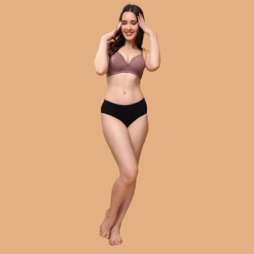 Image of Floret Women's Convertible-Straps T-Shirt Bra Lightly Padded & Non-Wired Medium Coverage Bra