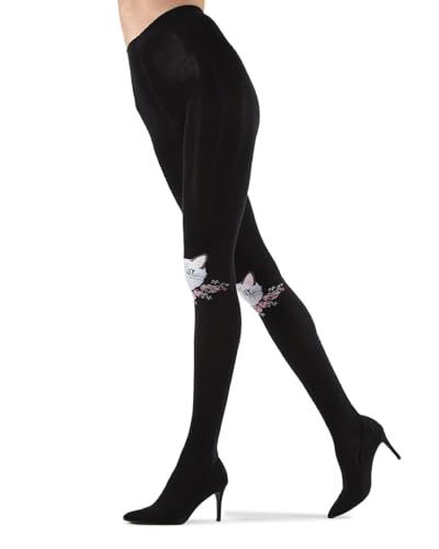 Image of MeMoi Cat Face Design Sweater Tights