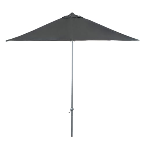Hortan Ombrellone Rettangolare Diametro 3 x 2 Metri Con Palo Centrale, Struttura In Acciaio Inossidabile, Chiusura a Manovella E Copertura Protettiva Per Arredo Esterno, Giardino e Terrazzo