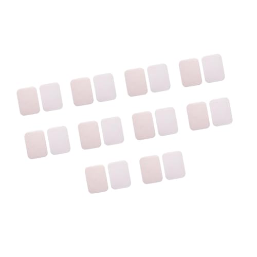 Colaxi 10Pcs Hook and Loop Fastener Strips with Sticky Hook and Loop Tape to Prevent Sliding Double Sided Tape for Clothing Office, Pink