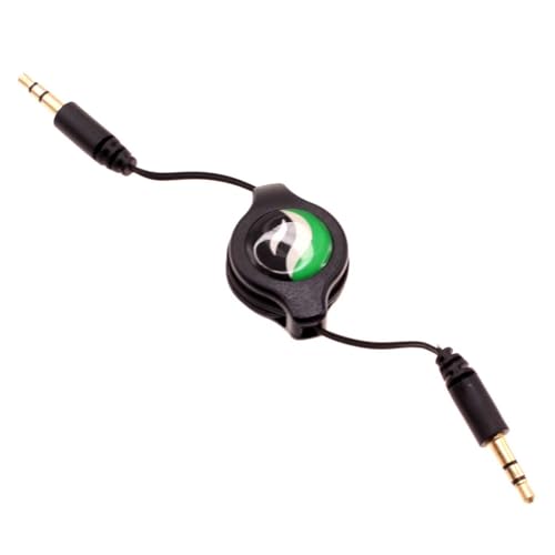 Cable Auxiliar Retráctil 3.5mm Jack Negro