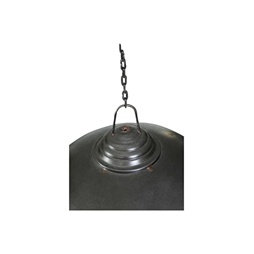 Lámpara vintage industrial de hierro Biscottini 43x43x43 cm para techo de cocina 3