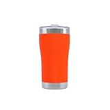 Mammoth Rover 20oz Stainless Steel Tumbler, Double Wall Vacuum Insulated Tumbler with Lid, Great for On the Go, in Blaze Orange