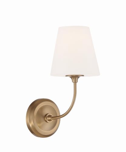 Image of Crystorama Libby Langdon Sylvan 6'' Vibrant Gold Sconce
