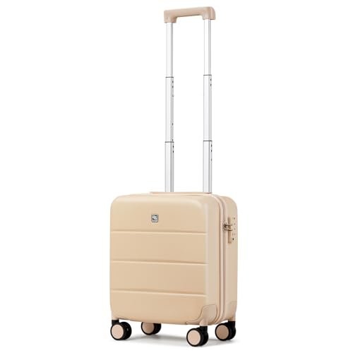 [Hanke] スーツケース 機内持ち込み手荷物 キャリーケース 座席下に放置でき ハードタイプ TSA認証 軽量キャリバック（Sサイズ/キューバ沙）
