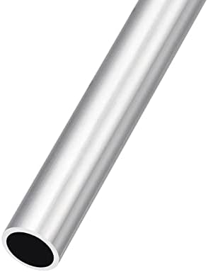 METALLIXITY 6063 Aluminum Tube (15mm OD x 12mm ID x 300mm L), Aluminum Round Tubing - for Home Furnishing, Machinery, DIY Handicraft