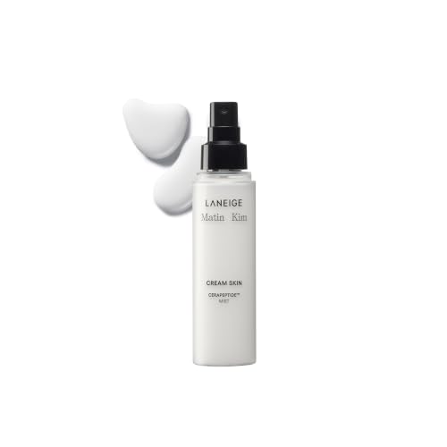 Image of LANEIGE Cream Skin Toner & Moisturizer: Lightweight Refillable Korean Milky Toner with Ceramide & Peptide for Hydration, Firming, & Barrier Support