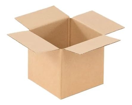 Cardboard Box ━ Suitable for Posting Small, Medium & Large Parcels; Single Wall Eco-friendly Shipping Cartons by TGL PACKAGING™ (50, 5x5x5 inches (127x127x127mm))