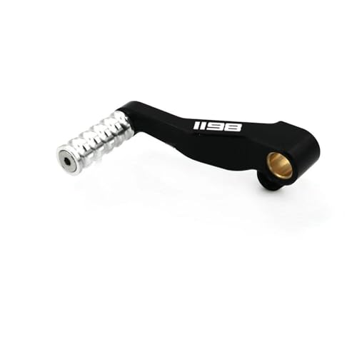 GTGJFJKW Estriberas para Motocicleta para Ducati 848 EVO 2008-2013 1098 2007-2009 1198 2009-2011 Pedal De Cambio De Marchas De Aluminio para Motocicleta(1198 Silver)