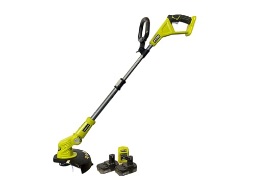 Ryobi Podkaszarka 18V RLT183222S, Szerokość Koszenia 25/30 cm, Ładowarka RC18115, Dodatkowa Rękojeść, Automatyczny Wysuw Żyłki, Easy Edge, 2 x Akumulator Li-Ion 2 Ah