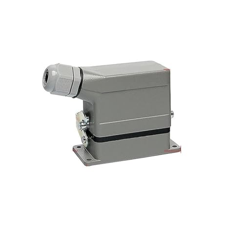 �Y�Ɨp�����`�v���O 16A 500V �H�Ɨp�p�^�w�r�[�f���[�e�B�R�l�N�^ IP65 �h������/�����R�A�q��v���O�\�P�b�g HDC-HE-24P(10core Side outlet)