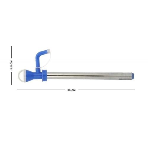 Image of Manual Water Bottle Pump - Portable Drinking Water Dispenser Pump with Stainless Steel Tube | Hand Press Water Pump for 20 Litre Water Can, Home, Office & Camping(OIL PUMP)