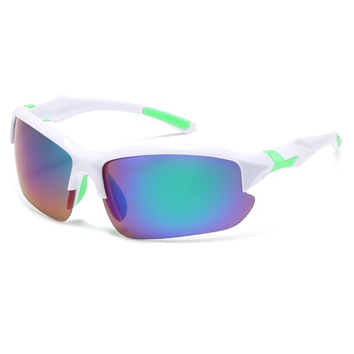 YAMEIZE Polarized Sport Cycling Sunglasses - Outdoor Fishing Driving UV Protection Golf Running Eyewear for Men Women