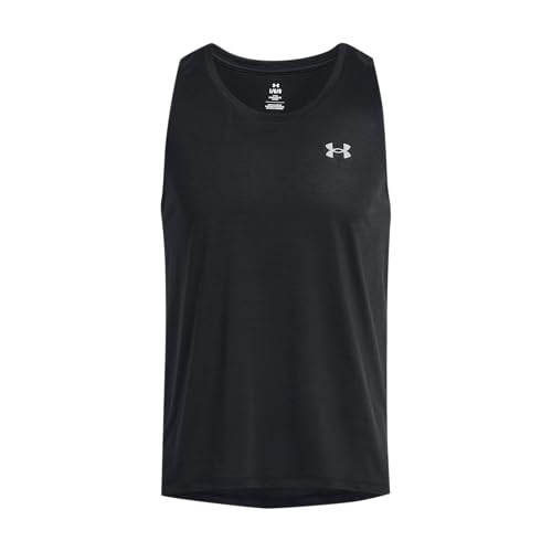 Under Armour Herren Launch Singlet, leichtes atmungsaktives Tank Top, schnelltrocknendes Funktionsshirt mit reflektierenden Details