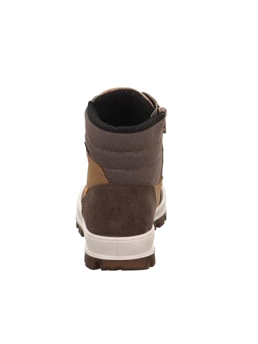 Superfit Mädchen und Jungen Winterstiefel TEDD, Kinder Stiefeletten, Weite: W V, Stiefel, Bootee, Booties, halbstiefel, BRAUN/ORANGE (000), 40 EU